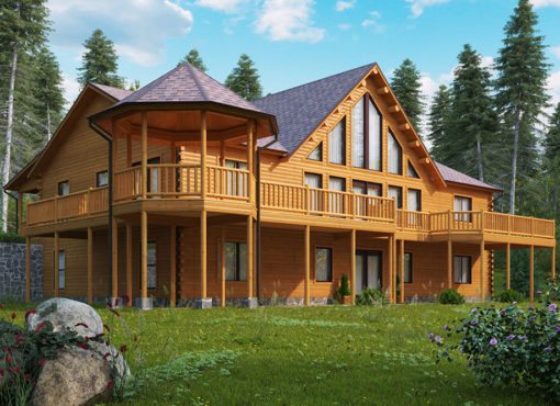 minecraft log cabin  Lake house plans, Log home plans, Mountain house plans