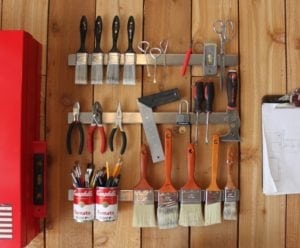 magnets to organize tools