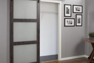 glass panel barn doors