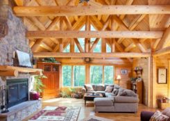 katahdin purlin beamed ceilings