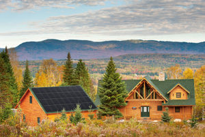 Katahdin Solar Ready Log Home Energy Efficiency