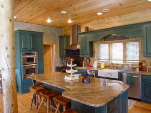 log home kitchen color ideas