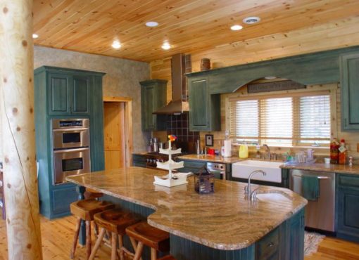 log home kitchen color ideas