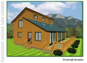 Pneumatic Circular Home Elevators - Katahdin Cedar Log Homes