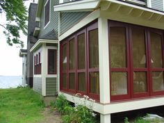 three season porch for log homes