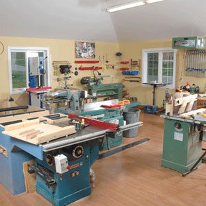 woodshop hobby room