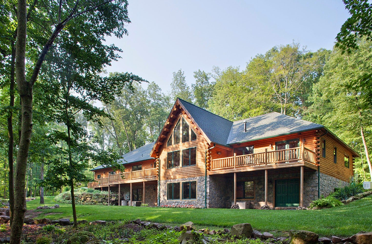 Wrapping Up Spring with 2 Log Home Shows Katahdin Cedar Log Homes
